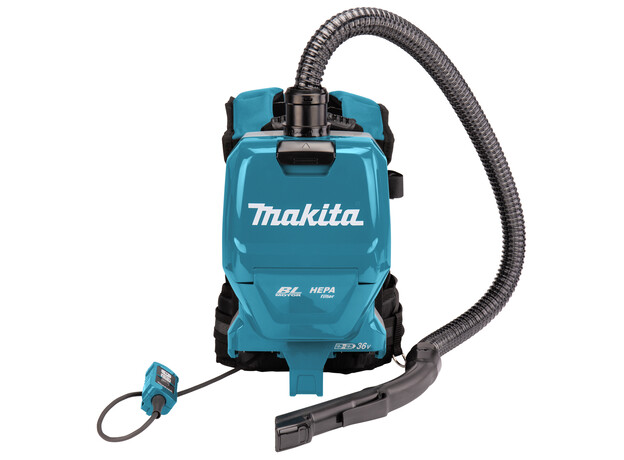 MAKITA 2x18 V Rugstofzuiger voor schoonmaak, 6 image