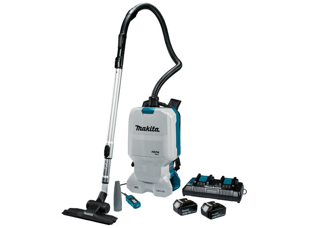 MAKITA 2x18 V Rugstofzuiger voor schoonmaak, 4 image