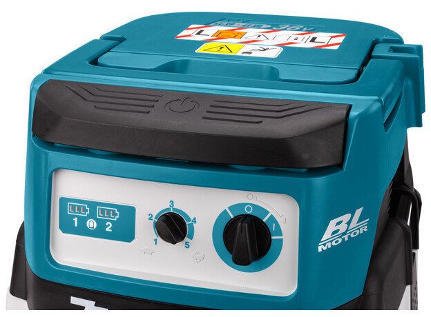 MAKITA 2x18 V Stofzuiger nat en droog, 4 image