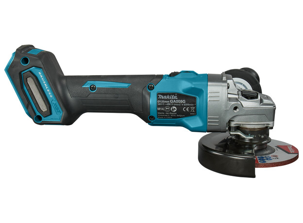 MAKITA XGT 40 V Max Haakse slijper 125 mm, 4 image