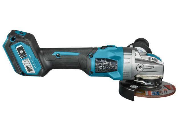 MAKITA 40 V Max Haakse slijper 125 mm X-LOCK, 5 image