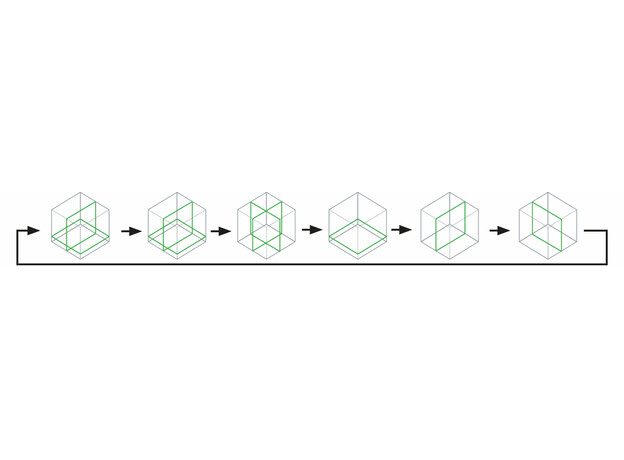 MAKITA 12 V Max Multilijn laser groen 3x 360Â°, 9 image