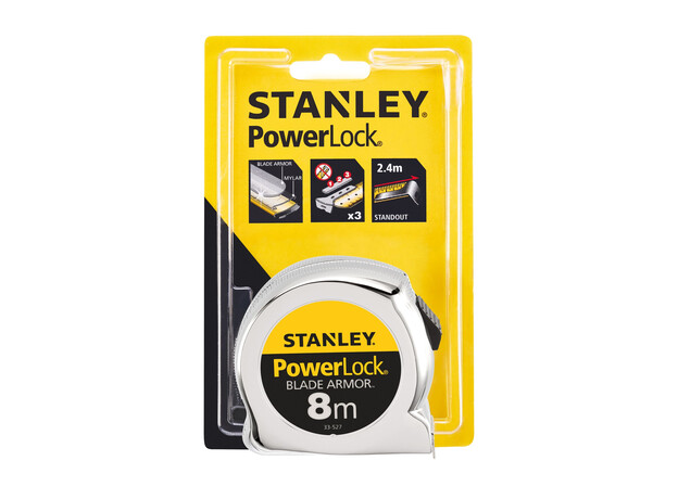 Rolbandmaat Powerlock Blade Armor 8m - 25mm, 4 image