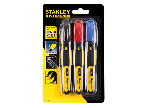 FATMAX Markeerstift Rood/Zwart/Blauw (x3), 3 image