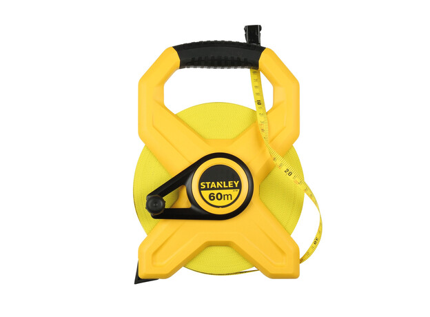 Landmeter Fiberglas 60m - 12,7mm open kast, 2 image