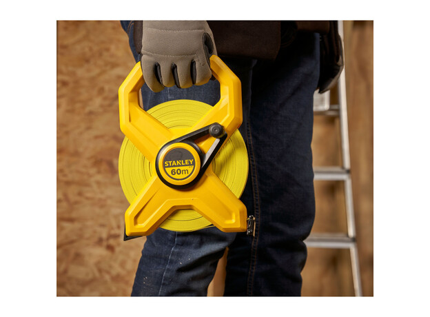 Landmeter Fiberglas 60m - 12,7mm open kast, 5 image