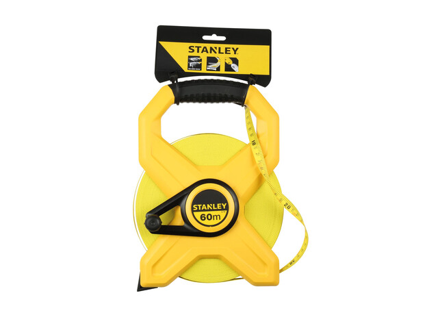 Landmeter Fiberglas 60m - 12,7mm open kast, 8 image