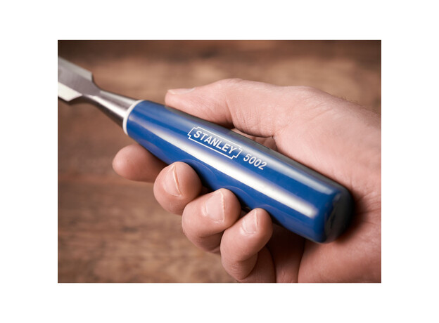 Houtbeitelset 6-delig (6, 12, 18, 25 mm + olie & slijpsteen), 6 image