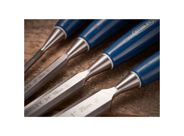 Houtbeitelset 6-delig (6, 12, 18, 25 mm + olie & slijpsteen), 7 image