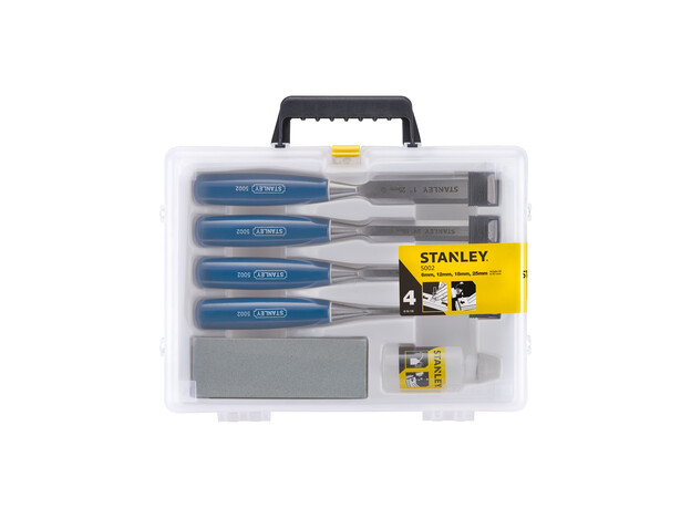 Houtbeitelset 6-delig (6, 12, 18, 25 mm + olie & slijpsteen), 12 image