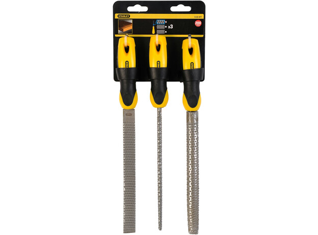 3delige Set Rasp Bastaard 200mm, 3 image