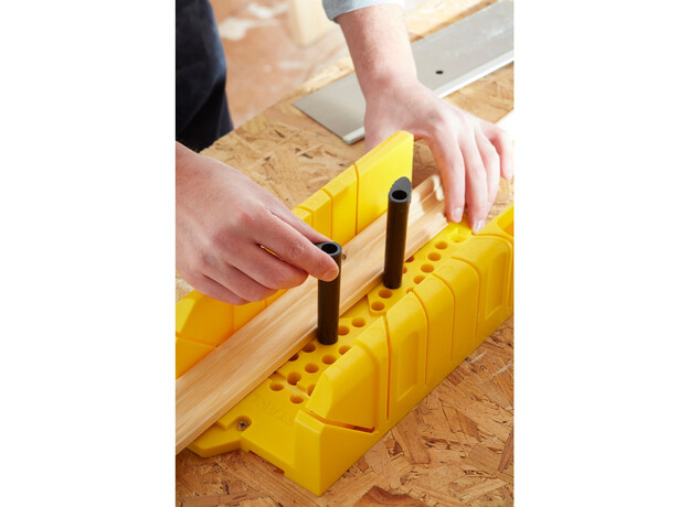 Verstekbak Kunststof  met Kapzaag L300mm/B130mm/H80mm, 7 image