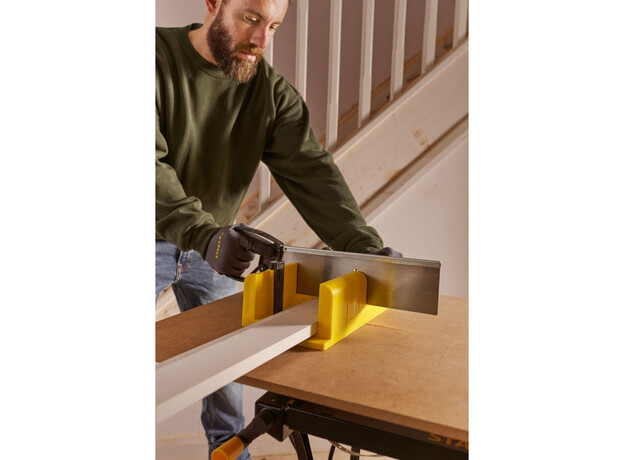 Verstekbak Kunststof  met Kapzaag L300mm/B130mm/H80mm, 11 image