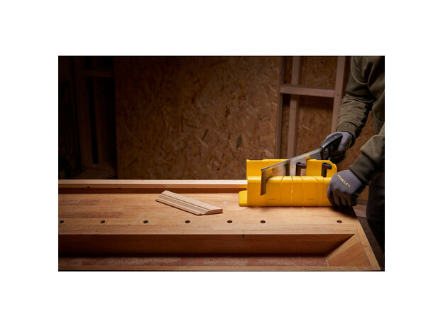 Verstekbak Kunststof  met Kapzaag L300mm/B130mm/H80mm, 14 image