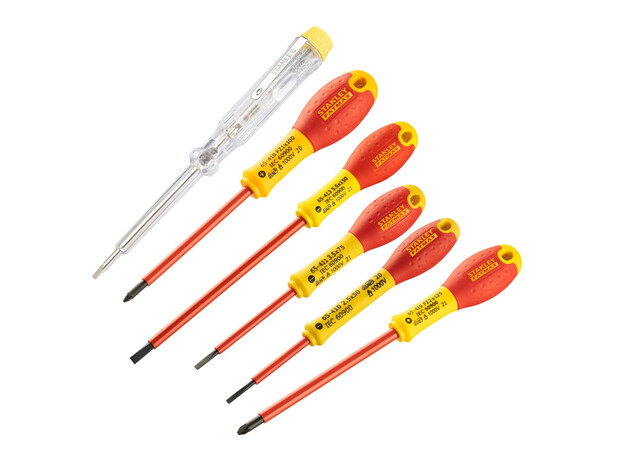 FATMAX VDE-schroevendraaierset 6-delig - Parallel/Pozidriv en Spanningszoeker, 2 image