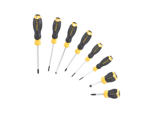 Cushiongrip Schroevendraaierset 8-delig: PH, Standaard, Parallel, 2 image