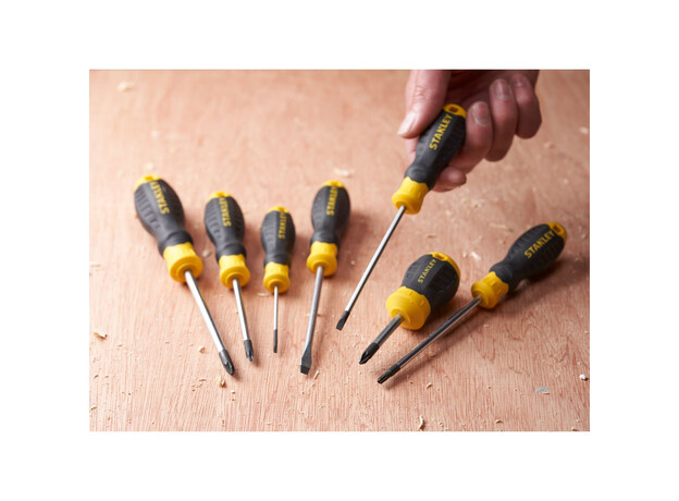 Cushiongrip Schroevendraaierset 6-delig: PZ, Parallel, Standaard, 9 image