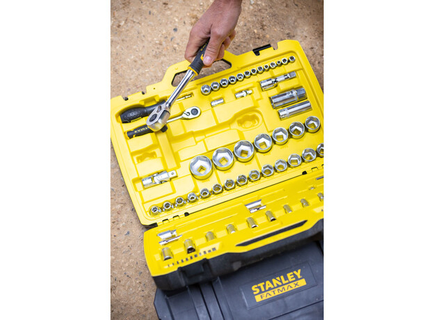 FATMAX Dopsleutel - Ringsteeksleutelset 1/4" + 1/2" - 49 delig, 3 image
