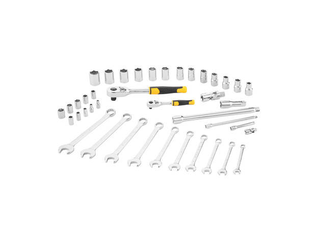 Dopsleutelset 1/4" + 1/2" + Ringsteeksleutels - 41 delig, 2 image