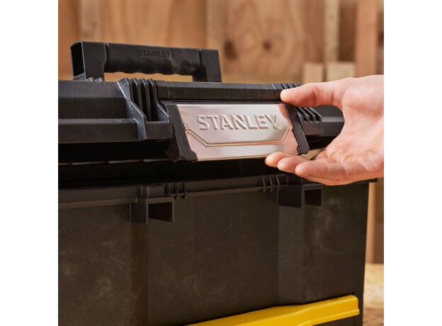 Gereedschapskoffer 19" met drukslot en lade, 6 image