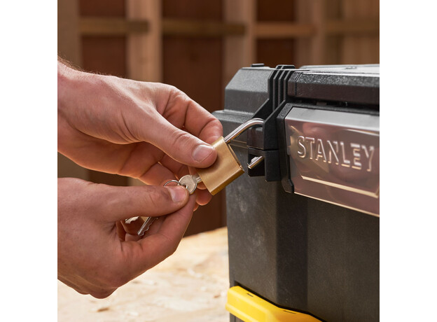 Gereedschapskoffer 19" met drukslot en lade, 7 image