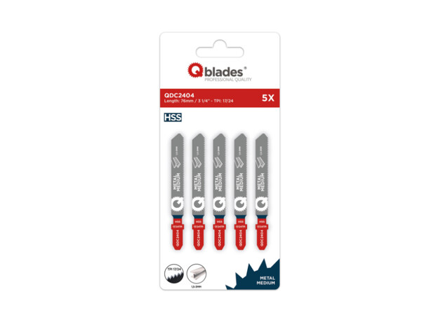 Qblades Decoupeerzaagblad Medium Metaal, Staal tot 3mm, HSS,, 2 image