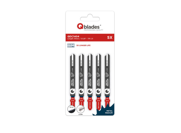 Qblades Decoupeerzaagblad Medium Metaal, Staal tot 3mm, BIM,, 2 image