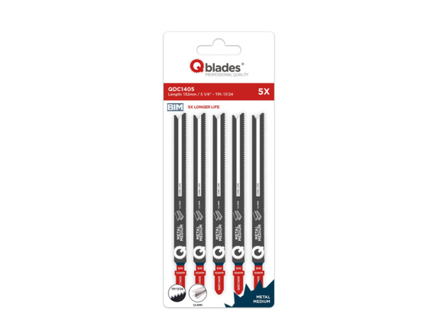 Qblades Decoupeerzaagblad Medium Metaal, Staal tot 3mm, BIM,, 2 image