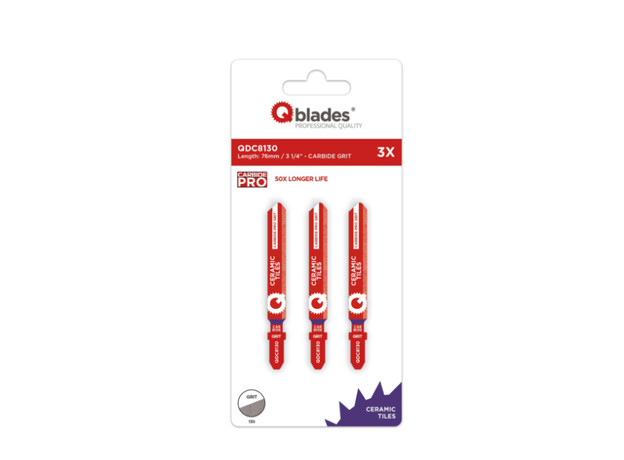 Qblades Decoupeerzaagblad Keramische Tegels, CARB, 76mm, 50x, 2 image