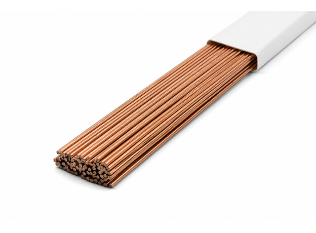 Hardsoldeer zilver fosfor staaf 500x2mm Ag2CuP 5kg rond, Legering : Ag2CuP, Diameter : 2mm, Gewicht inhoud : 5 kg, 2 image