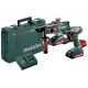 METABO Set 18V boorschr.mach. BS18 + accucombihamer KHA18LTX