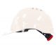M-SAFE Veiligheidshelm Wit met draaiknop verstelling