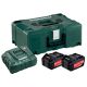 METABO Accupack 2x 4,0 Ah + lader METABO Accupack 2x 4,0 Ah + lader