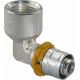 Uponor Press Composiet knie haaks binnendraad 16x1/2 Uponor Press Composiet knie haaks binnendraad 16x1/2