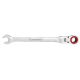 Steekringratelsleutel 8mm met flex kop en 72 tands ratel