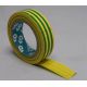 VÉDÉ PVC tape geel/groen 15mm x 10 mtr