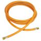 5 m aardgas MD-slang, 9x3,5 mm met verbind. G3/8 "LH&G3/8"LH