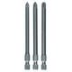 3-delige schroefbitset extra-hard PZ1-PZ2-PZ3, 89 mm