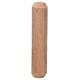 Houten deuvel gegroefd 6 x 30 mm 50x