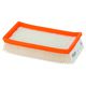 Platte plooifilter Polytetrafluorethyleen GAS 35-55 Platte plooifilter Polytetrafluorethyleen GAS 35-55
