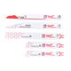 MILW. Set Sawzall ® reciprozaagbladen. 5 stuks.