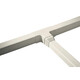 T-stuk 0813DTW 80mm wit (per 4 stuks) T-stuk 0813DTW 80mm wit (per 4 stuks)