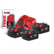 MILWAUKEE M18 NRG 503 PACK(Lader en 3 accu's 5Ah)