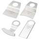 Qblades Messenset RVS voor kit en lijm 4-delig SC94 SET 4ST