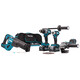 MAKITA XGT 40 V Max Combiset boren, (slag)schroeven, slijpen en zagen