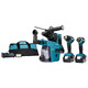MAKITA 18 V Combiset voor (slag)schroeven en boren in hout en beton