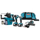 MAKITA 18 V Combiset voor allround boor-, schroef- en slijpwerk