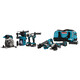 MAKITA 18 V Combiset voor (slag)schroeven, (klop)boren, slijpen en zagen en met multitool