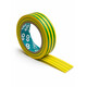 VÉDÉ PVC tape geel/groen 15mm x 10 mtr